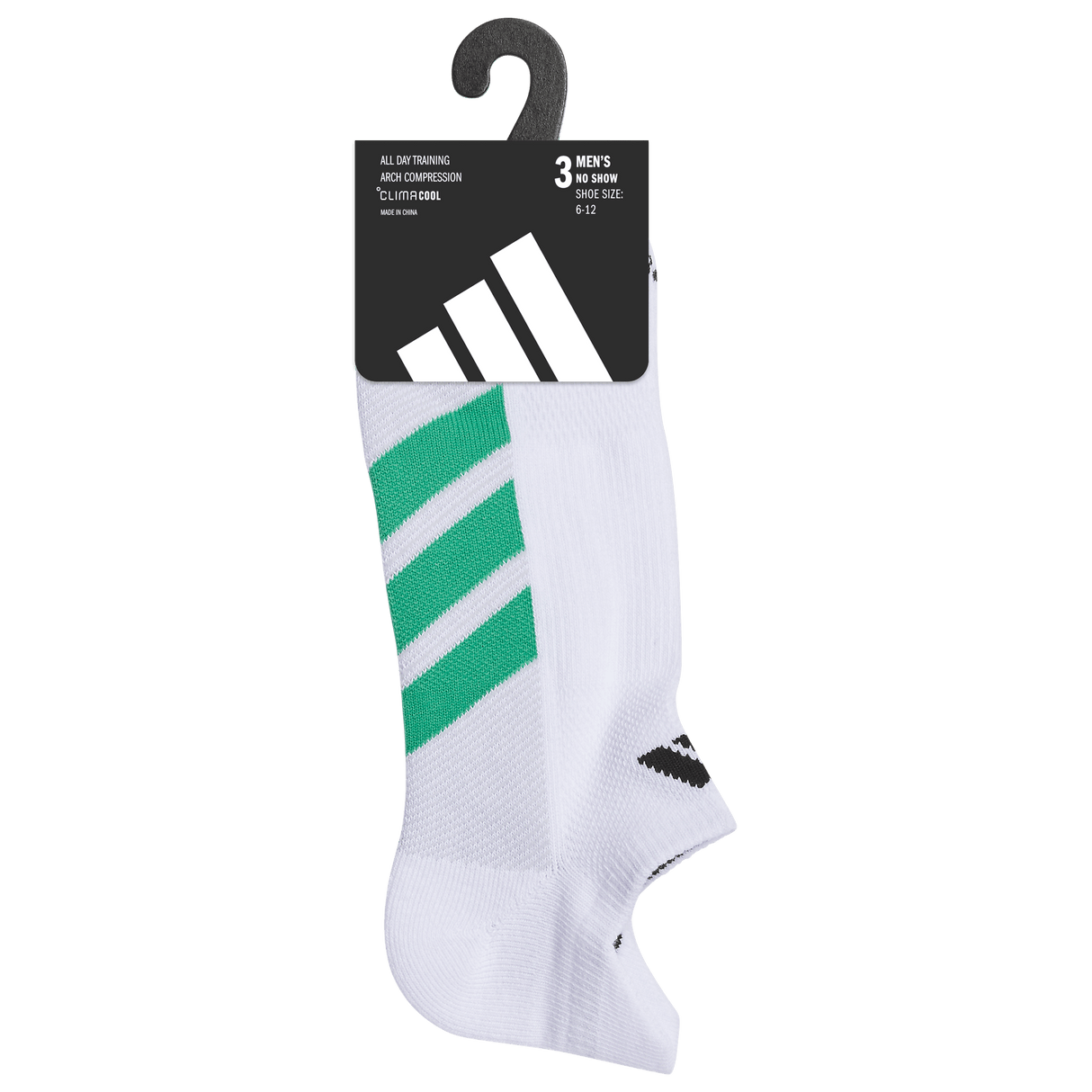 adidas Men's All Day Training 3-Pack No Show Sock-7