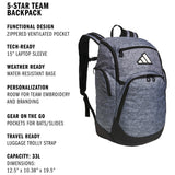 adidas 5-Star Team 2 Backpack-2