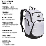 adidas 5-Star Team 2 Backpack-2