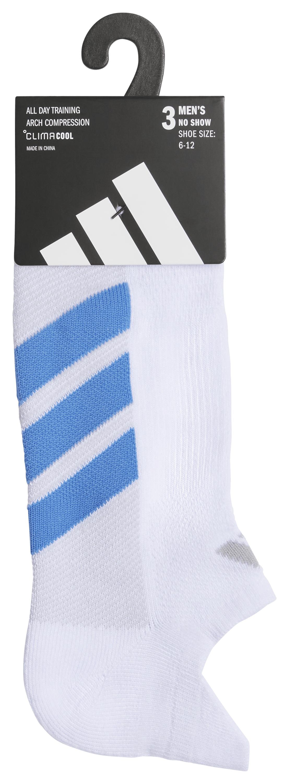 adidas Men's All Day Training 3-Pack No Show Sock-6