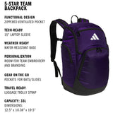 adidas 5-Star Team 2 Backpack-2