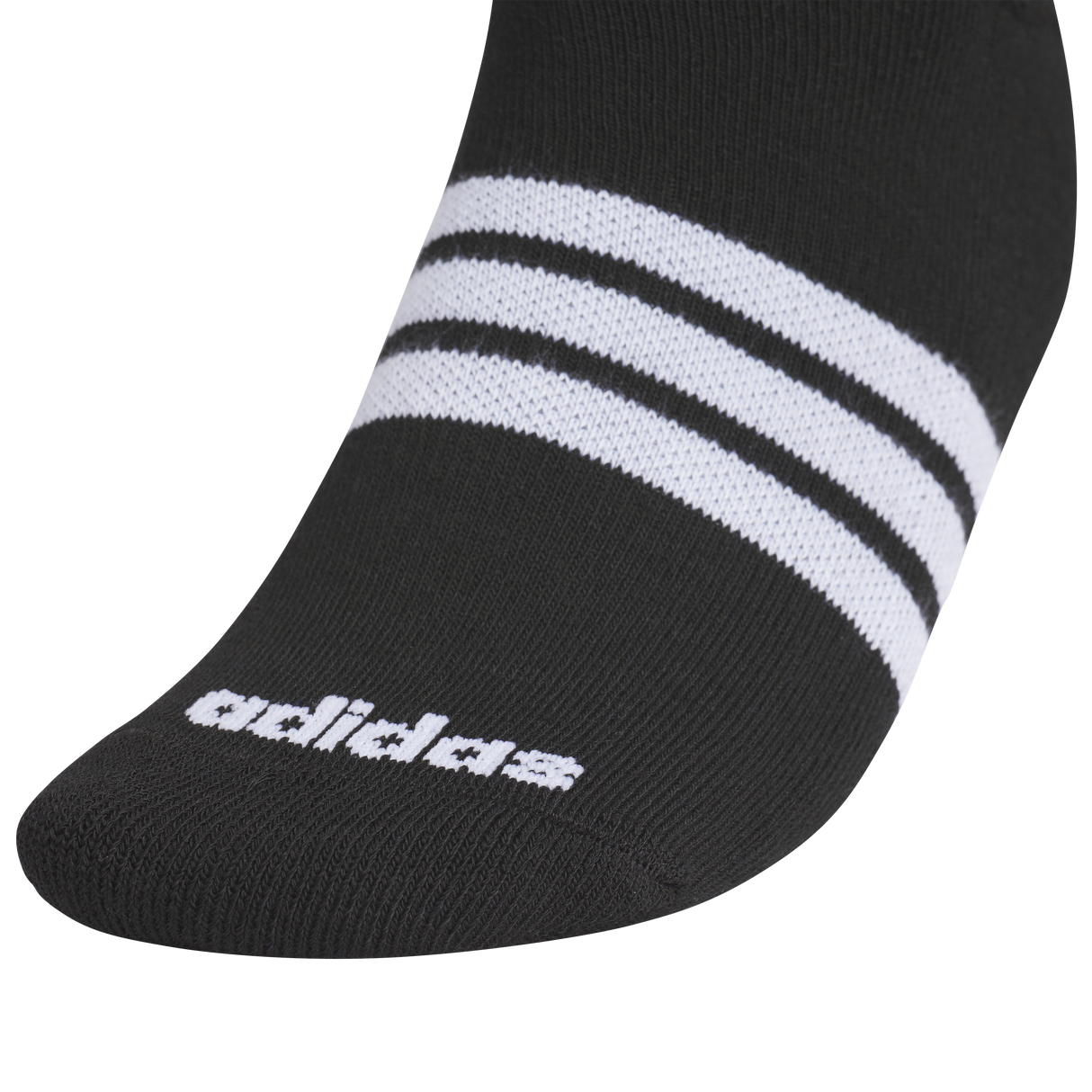 adidas Women's Cushioned 3-Stripe 4.0 3-Pack No Show Sock-4