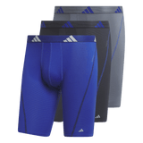 adidas Men's Performance Mesh 3-Pack Long Boxer Brief-1