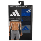 adidas Men's Performance Mesh 3-Pack Long Boxer Brief-8