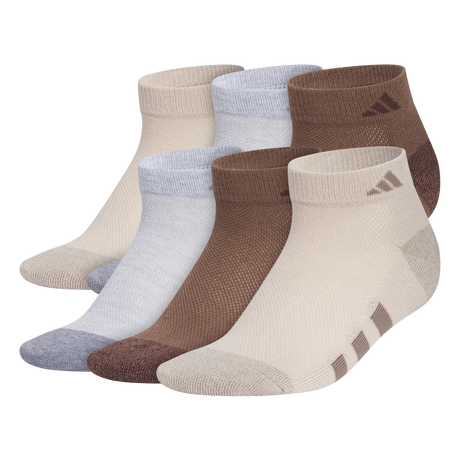 adidas Youth Athletic Cushioned 6-Pack Low Cut Sock-1