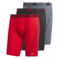 adidas Men's Performance Mesh 3-Pack Long Boxer Brief-1