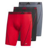 adidas Men's Performance Mesh 3-Pack Long Boxer Brief-1