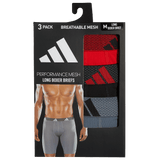 adidas Men's Performance Mesh 3-Pack Long Boxer Brief-8