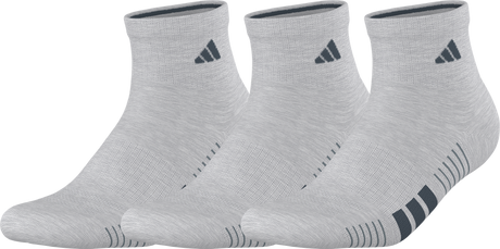 adidas Men's Cushioned 4.0 3-Pack Quarter Sock-1