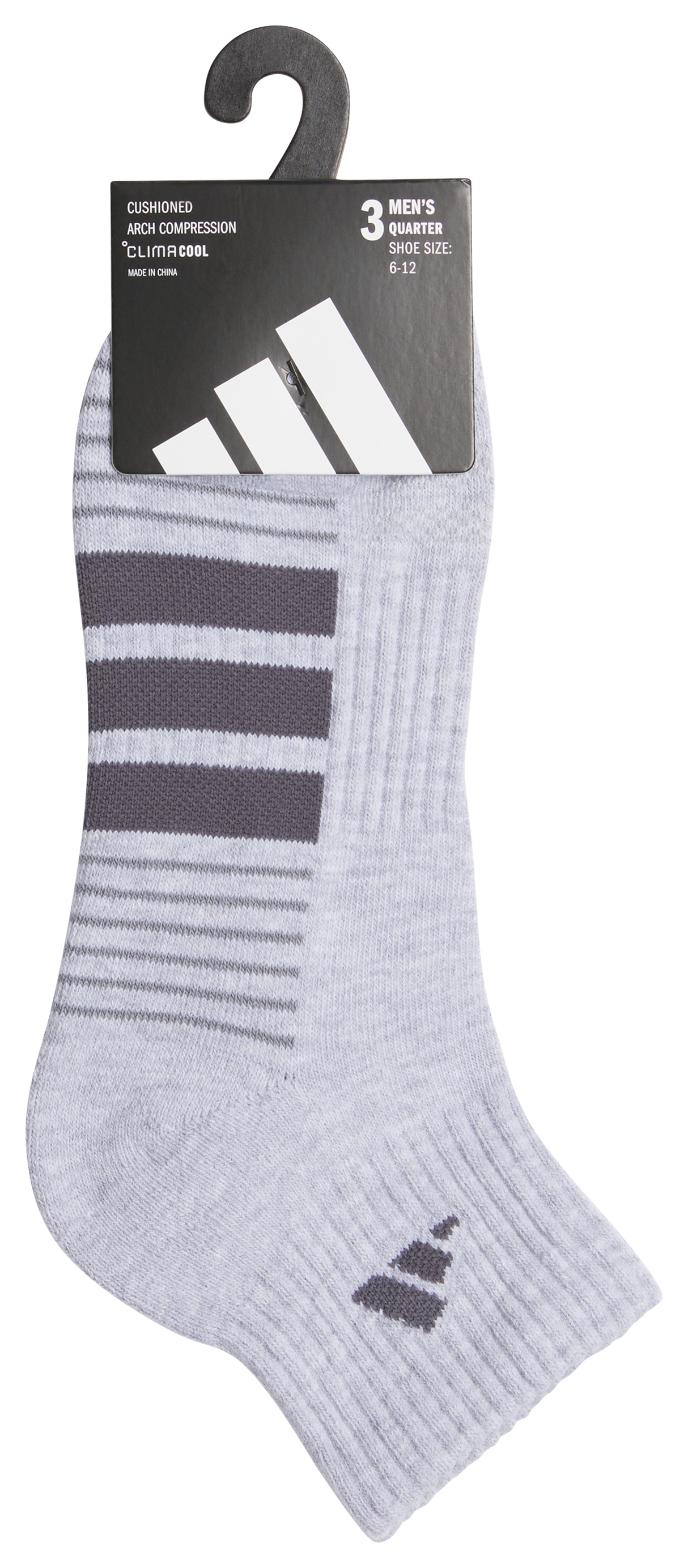 adidas Men's Cushioned 4.0 3-Pack Quarter Sock-5