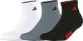 adidas Men's Cushioned 4.0 3-Pack Quarter Sock-1