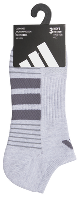 adidas Men's Cushioned 4.0 3-Pack No Show Sock-5