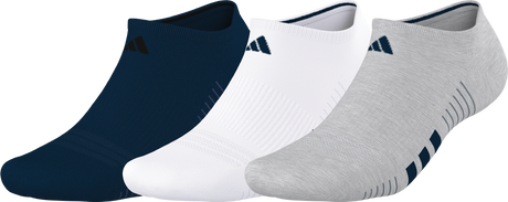 adidas Men's Cushioned 4.0 3-Pack No Show Sock-1