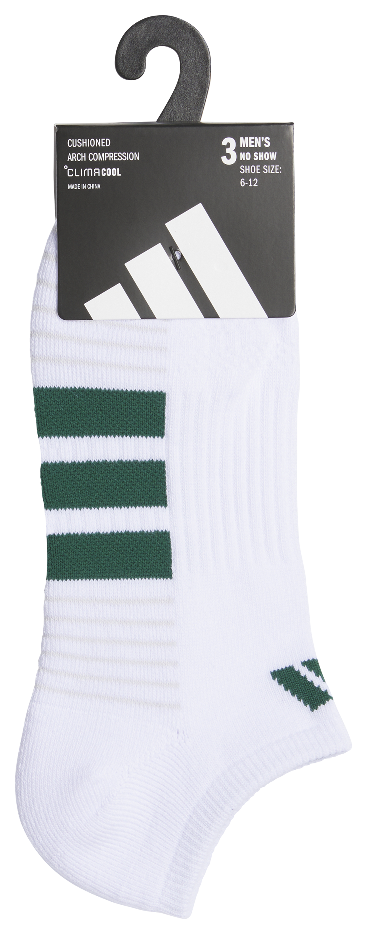adidas Men's Cushioned 4.0 3-Pack No Show Sock-5