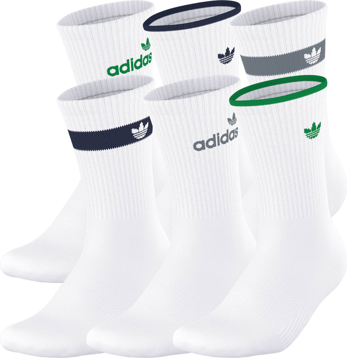 adidas Men's Cushioned 4.0 3-Pack No Show Sock