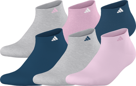adidas Women's Athletic Cushioned 6-Pack Low Cut Sock-1