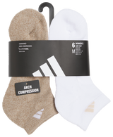 adidas Women's Athletic Cushioned 6-Pack Low Cut Sock-5