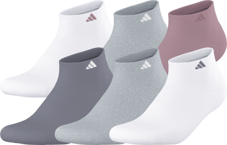 adidas Women's Athletic Cushioned 6-Pack Low Cut Sock-1