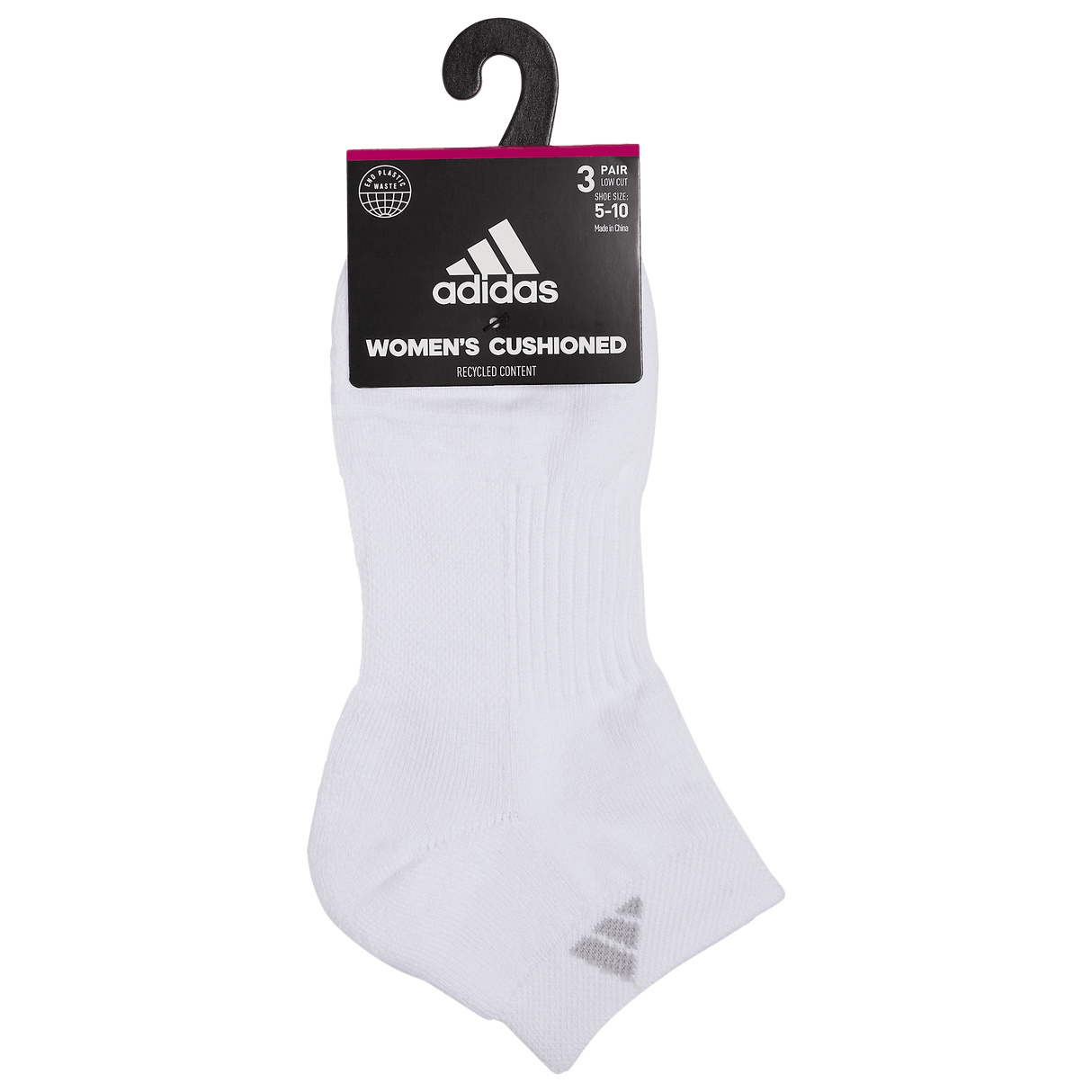 adidas Women's Cushioned 3.0 3-Pack Low Cut Sock-9