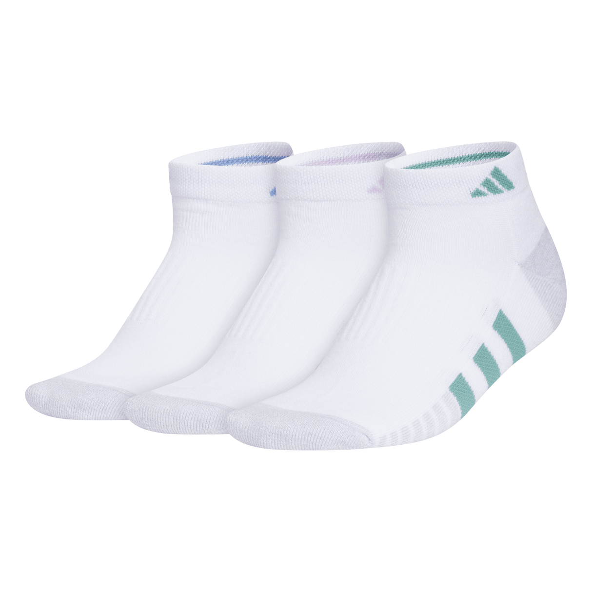 adidas Women's Cushioned 3.0 3-Pack Low Cut Sock-1