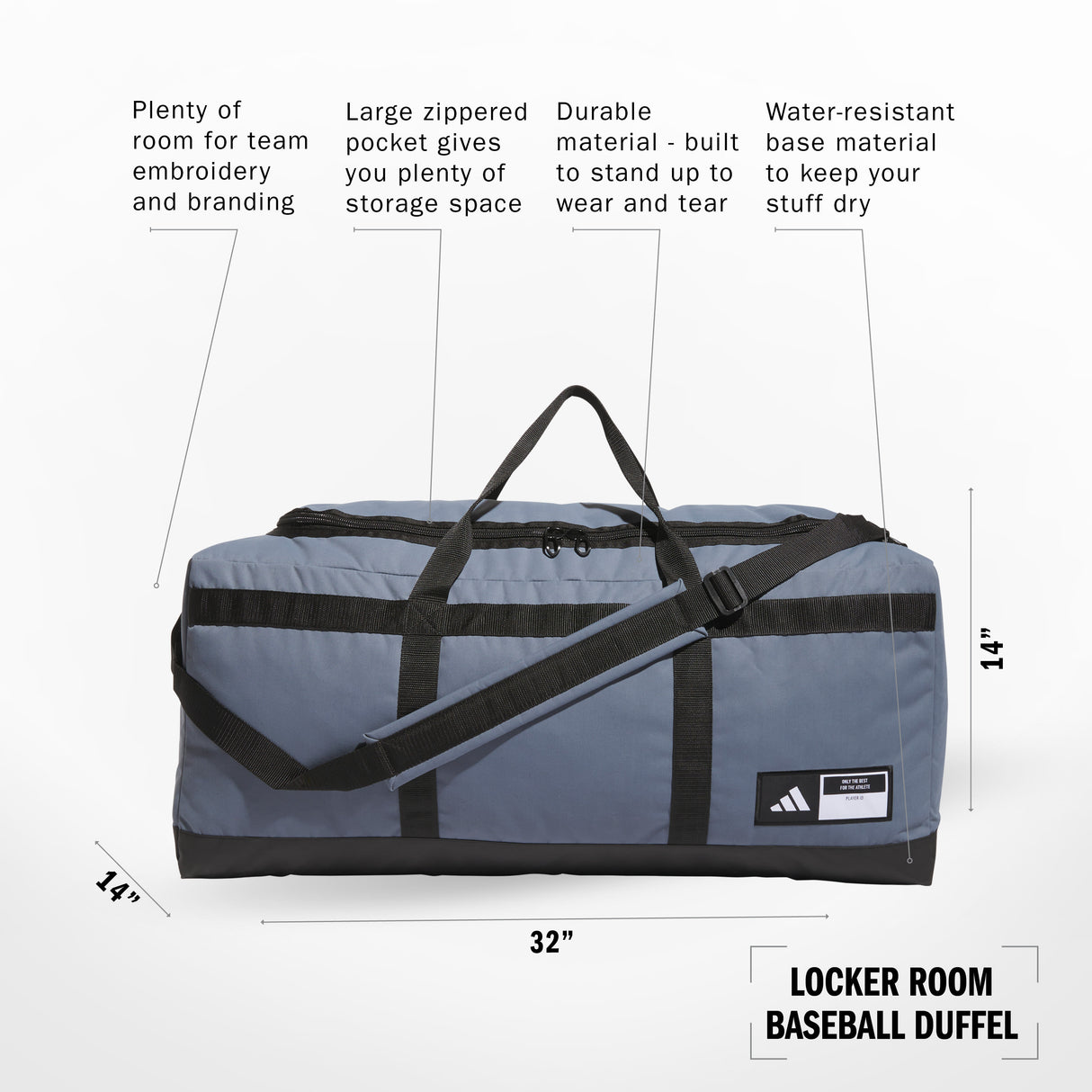 adidas Locker Room Baseball Duffel-2