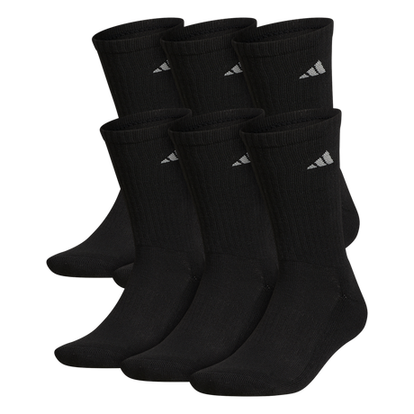 adidas Men's Athletic Cushioned 6-Pack Crew Sock-1