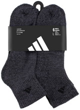 adidas Men's Athletic Cushioned 6-Pack Quarter Sock-9