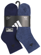 adidas Men's Athletic Cushioned 6-Pack Quarter Sock-7