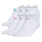 adidas Women's Athletic Cushioned 6-Pack No Show Sock-1