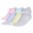 adidas Girl's Superlite 3.0 6-Pack No Show Sock-1