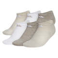 adidas Women's Athletic Cushioned 6-Pack No Show Sock-1