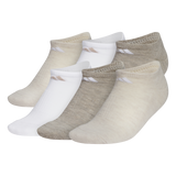 adidas Women's Athletic Cushioned 6-Pack No Show Sock-1