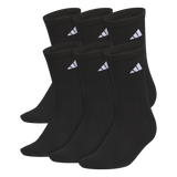 adidas Women's Classic Cushioned 6-Pack Crew Sock-1