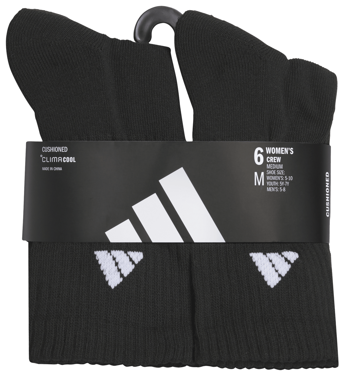 adidas Women's Classic Cushioned 6-Pack Crew Sock-5
