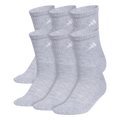adidas Women's Classic Cushioned 6-Pack Crew Sock-1
