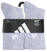 adidas Women's Classic Cushioned 6-Pack Crew Sock-5