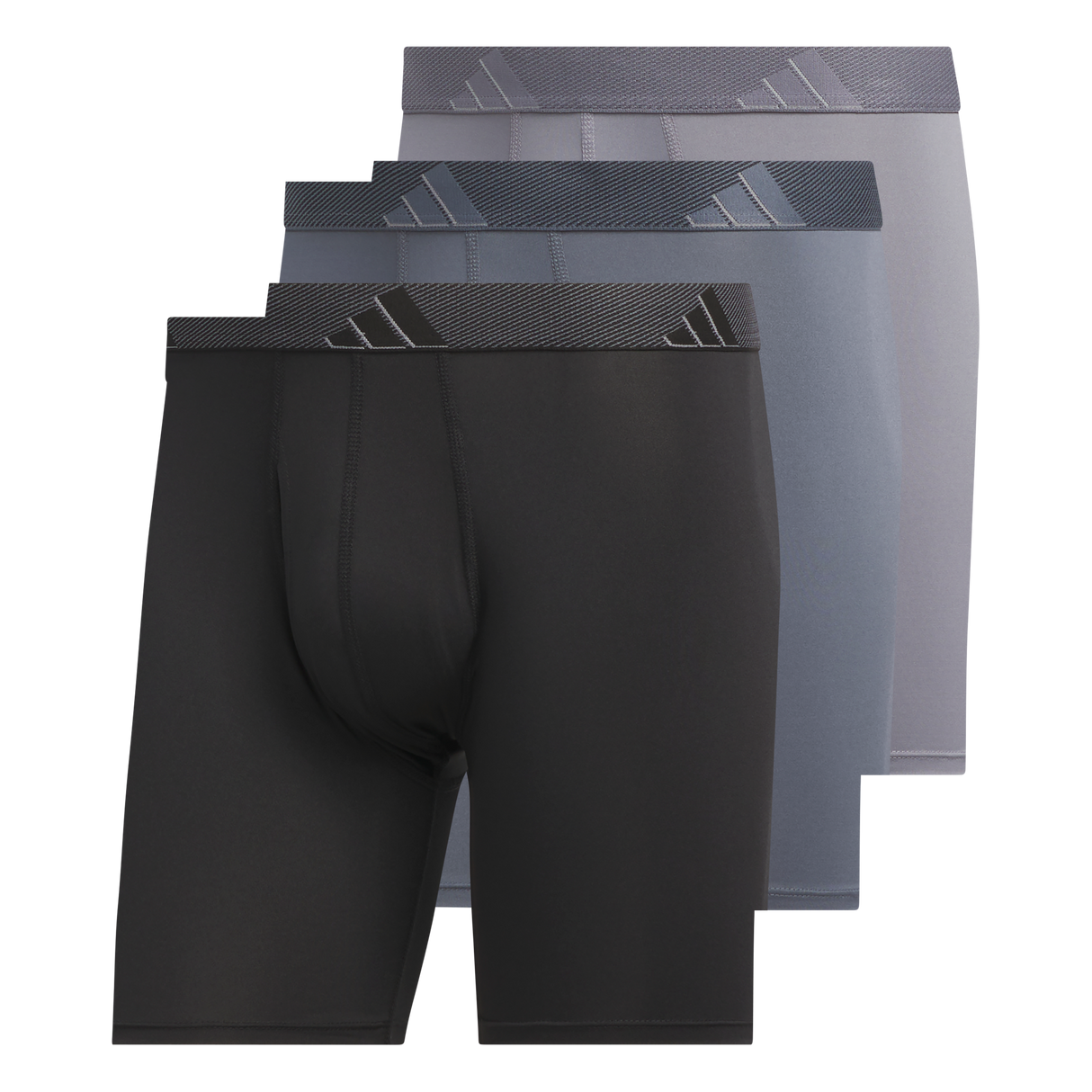 adidas Men's Microfiber 3-Pack Boxer Brief-1