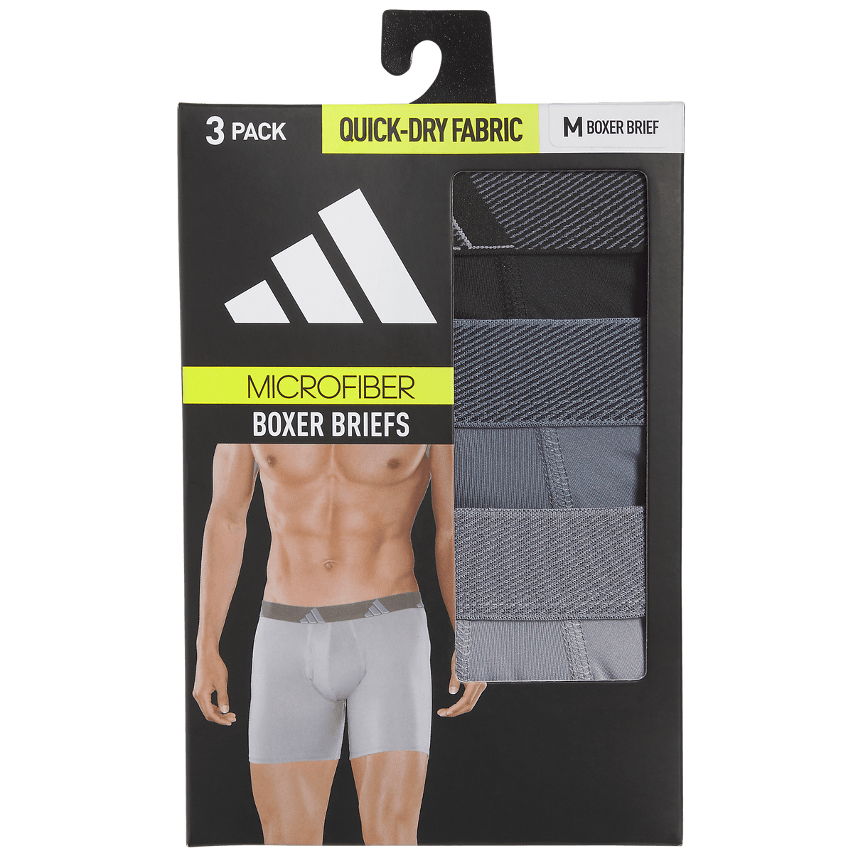 adidas Men's Microfiber 3-Pack Boxer Brief-8