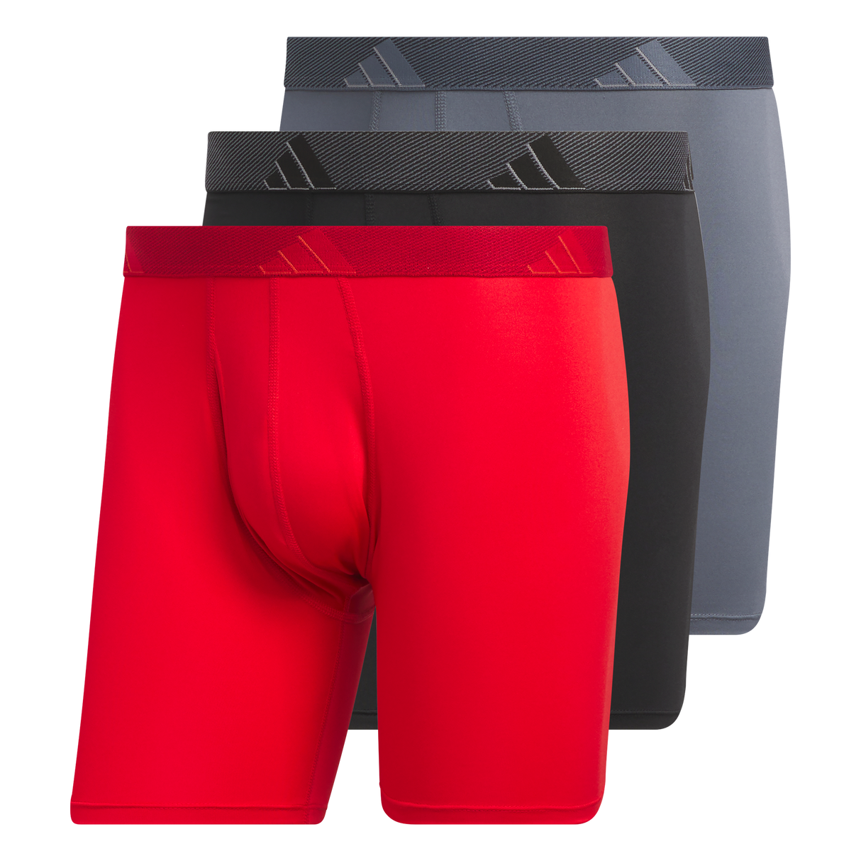 adidas Men's Microfiber 3-Pack Boxer Brief-1