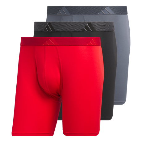 adidas Men's Microfiber 3-Pack Boxer Brief-1