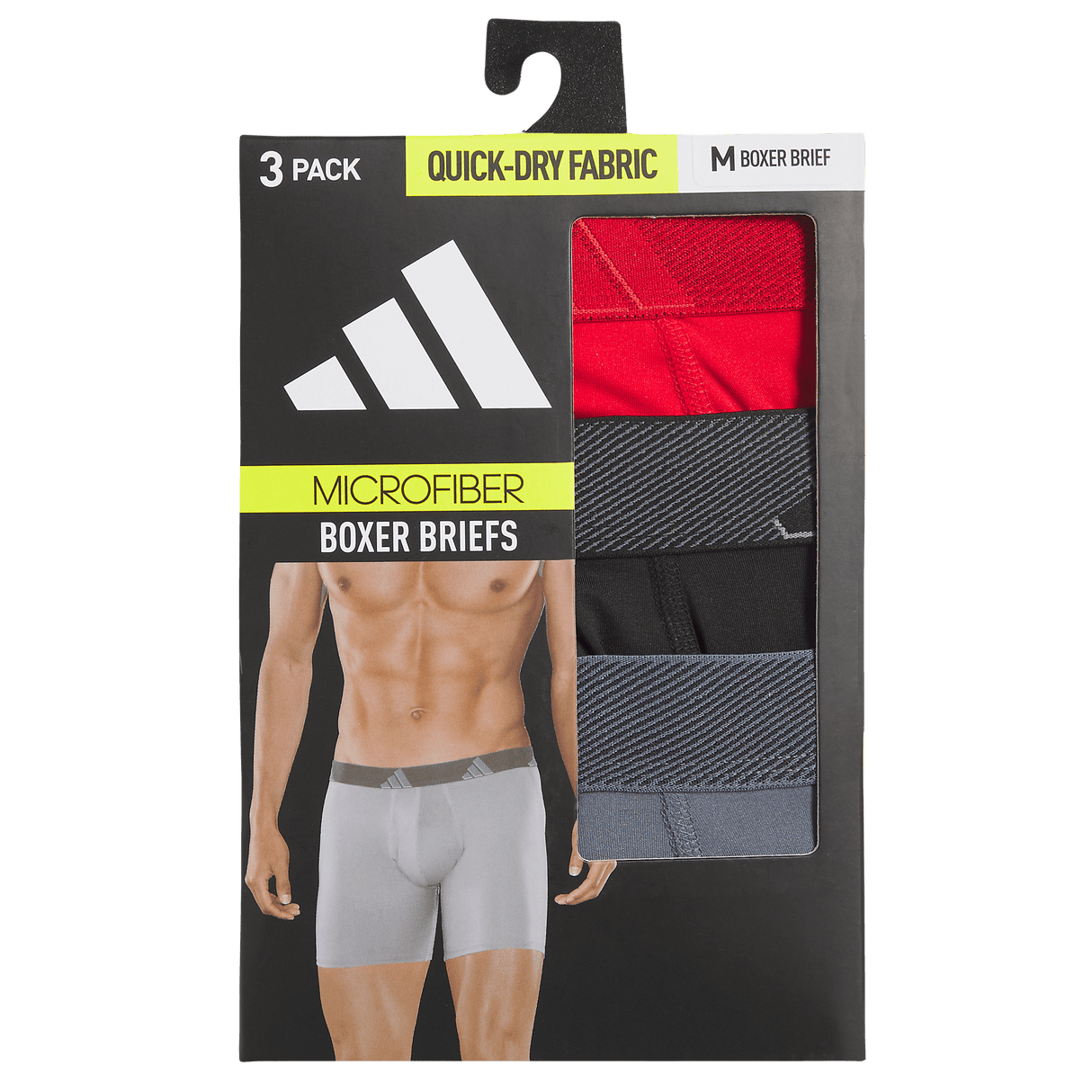 adidas Men's Microfiber 3-Pack Boxer Brief-8