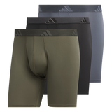 adidas Men's Microfiber 3-Pack Boxer Brief-1