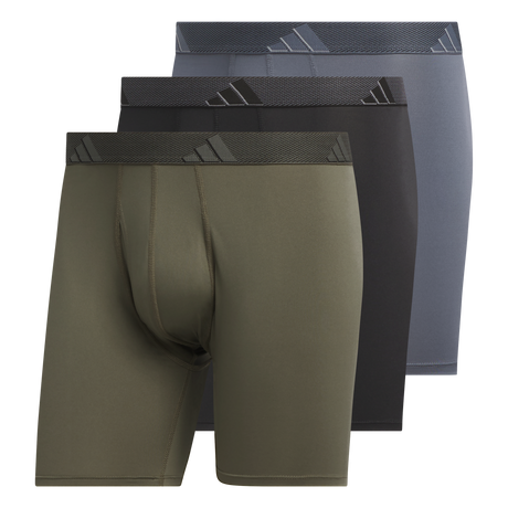 adidas Men's Microfiber 3-Pack Boxer Brief-1