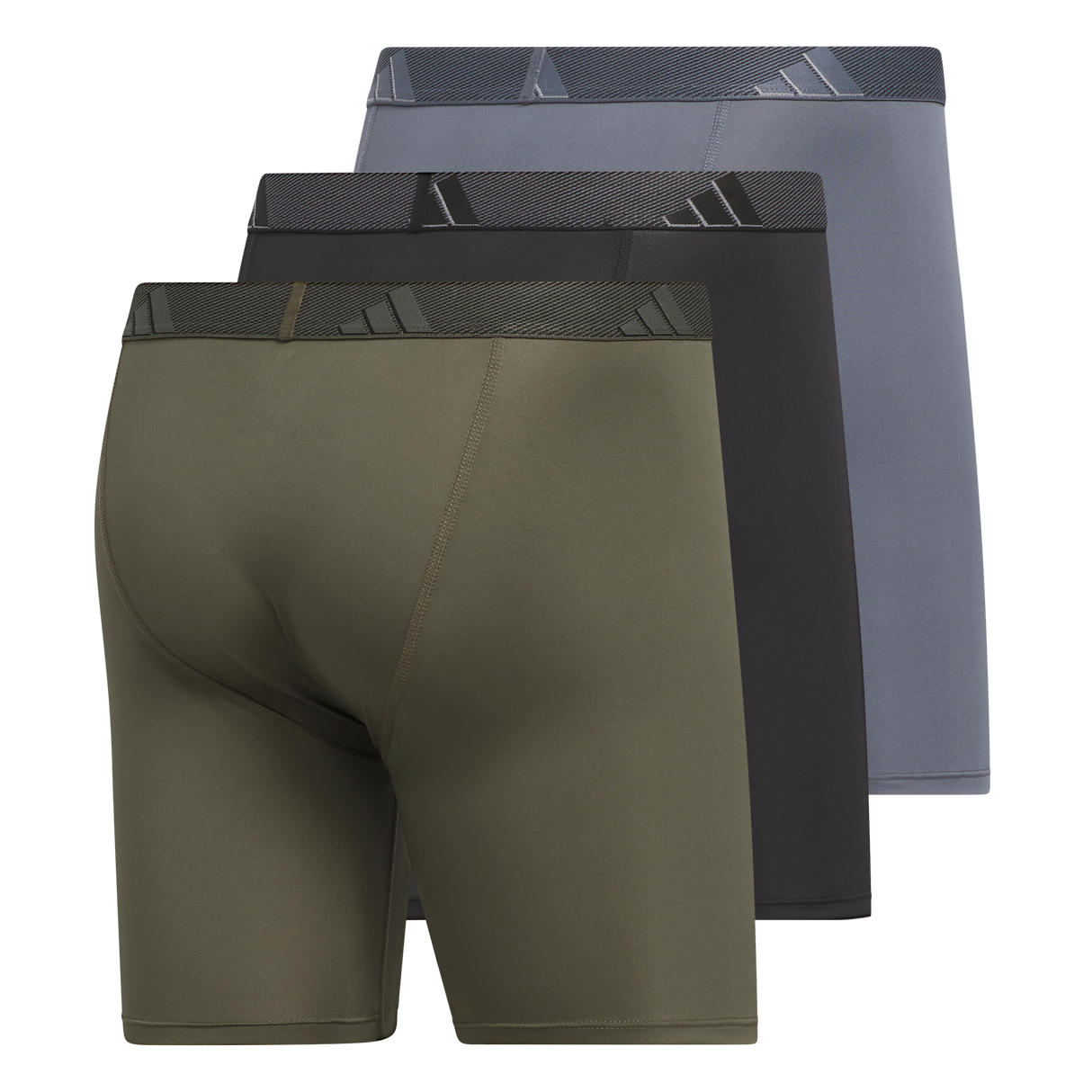 adidas Men's Microfiber 3-Pack Boxer Brief-5