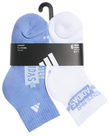 adidas Youth Cushioned Graphic 6-Pack Quarter Sock-6