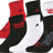 adidas Youth Cushioned Graphic 6-Pack Quarter Sock-1