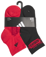 adidas Youth Cushioned Graphic 6-Pack Quarter Sock-6