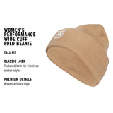 adidas Women's Performance Wide Cuff Fold Beanie-3