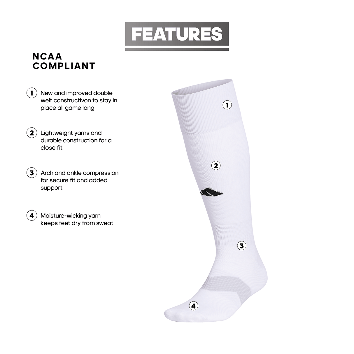 adidas Metro 6 OTC Sock-2