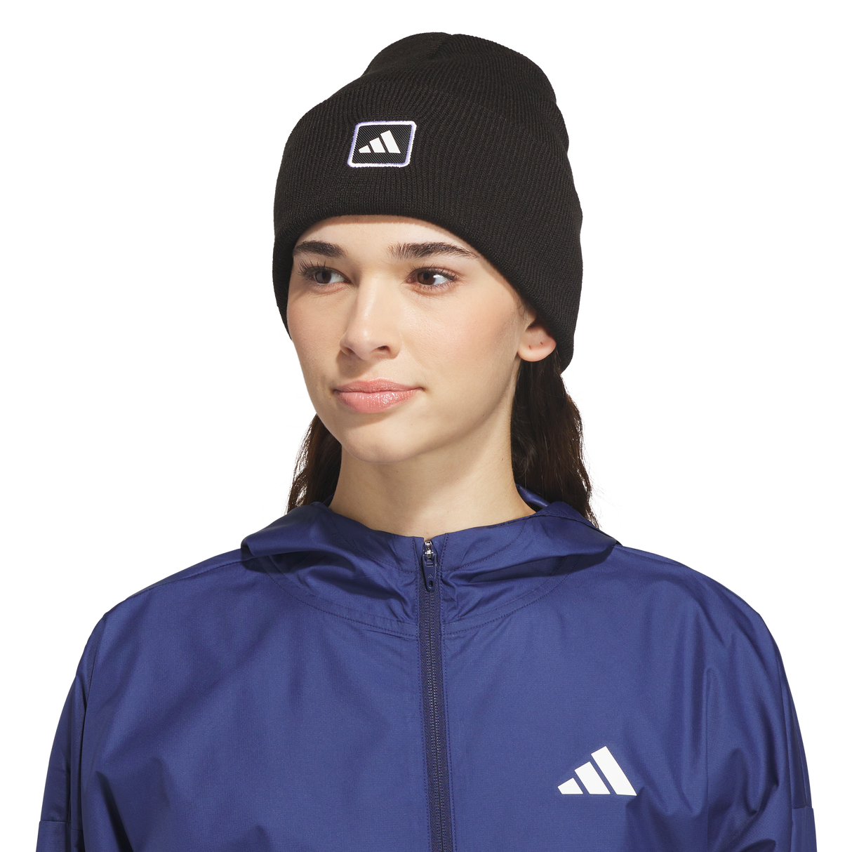 adidas Women's Performance Wide Cuff Fold Beanie-1
